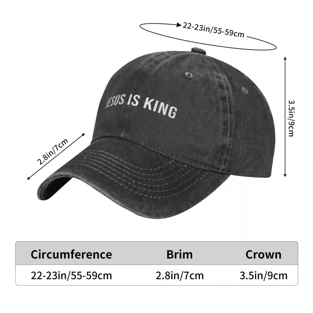 Jesus Is King Men Women Hat